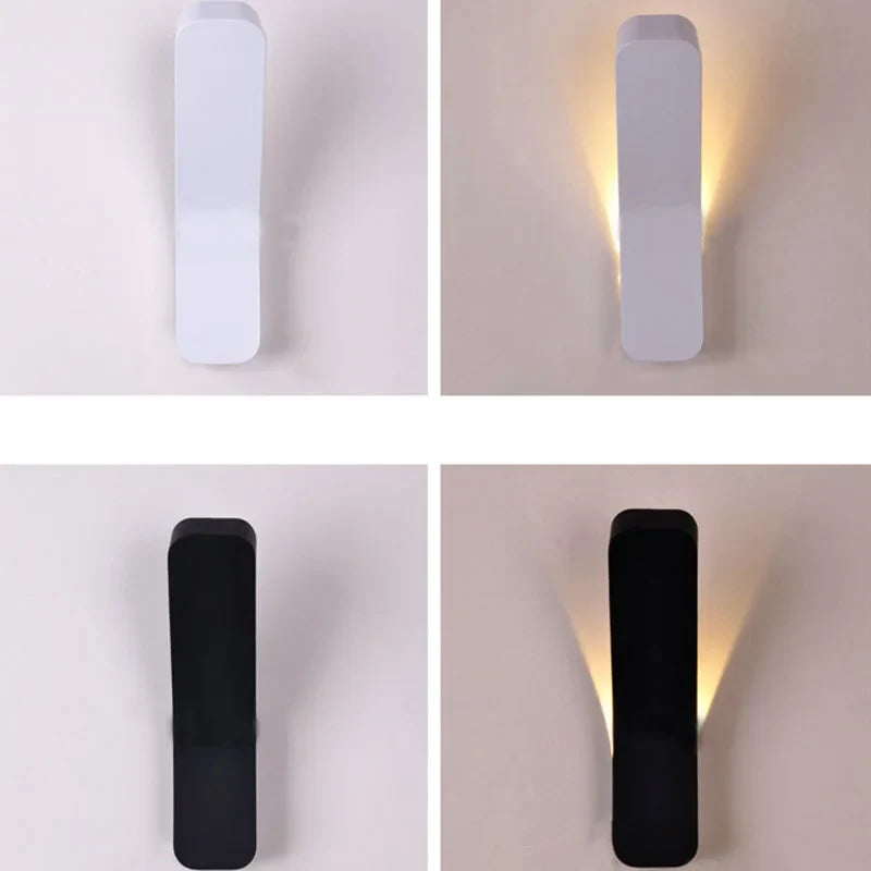 Afralia™ Modern Strength LED Wall Light for Living Room Bedroom Sconce 90-260V