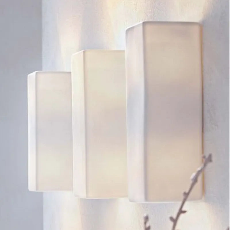 Afralia™ Nord Porcelain Porch Sconce - Modern Scandinavian White Wall Lighting