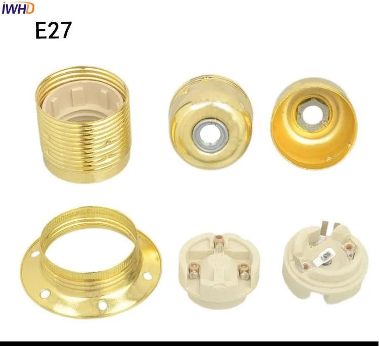 Afralia™ Vintage E27 Bulb Holder Industrial Edison Lamp Socket