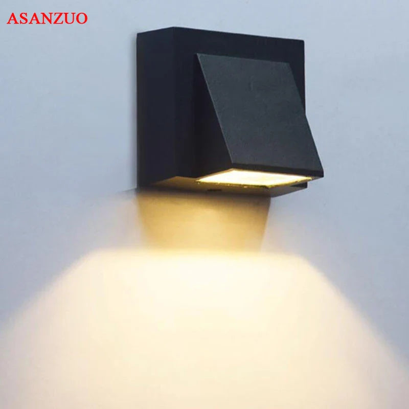 Afralia™ LED Wall Lamps: Modern, Creative, Waterproof for Outdoor Courtyard, Gate, Terrace, Garden.