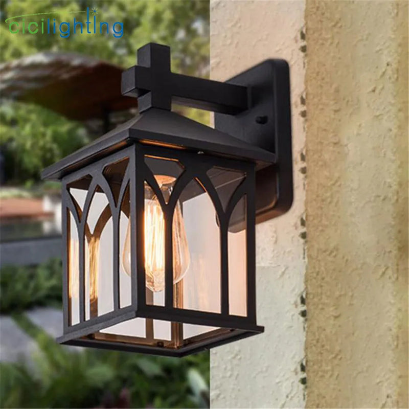 Afralia™ LED Wall Lamps Outdoor Lighting Modern Aluminum Sconces Courtyard Garden Decor