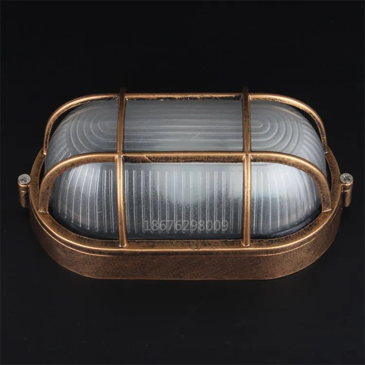 Afralia™ Retro Vintage LED Ceiling Light: Waterproof Kitchen Hallway Balcony Plafondlamp
