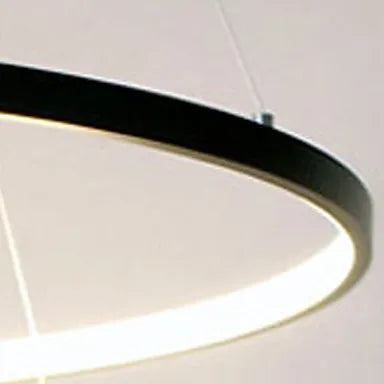 Afralia™ 60cm Circular LED Pendant Light for Dinning Living Room Lighting