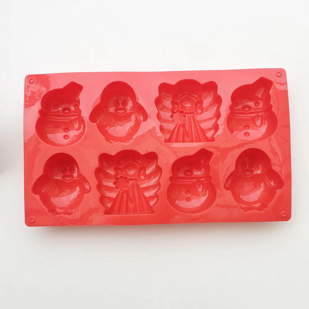 Afralia™ Snowman Penguin Silicone Cake Mould for Creative Birthday Cakes