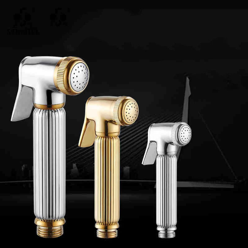 Afralia™ Brass Chrome Bidet Sprayer Head for Toilet, Pet Shower Spray