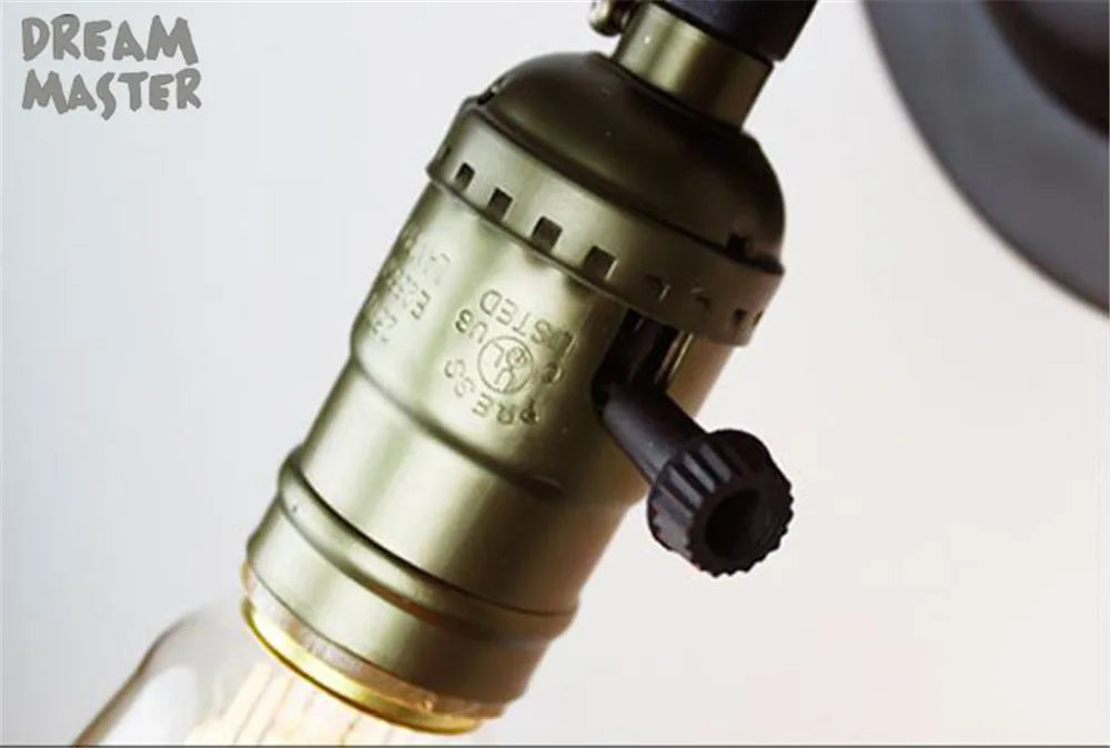 Afralia™ Vintage Industrial Wall Sconce Light with On/Off Switch for Coffee Bar