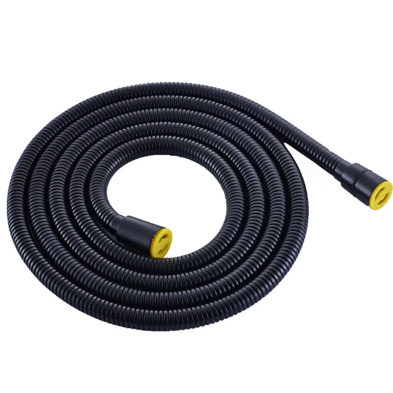 Afralia™ Matte Black Stainless Steel Shower Hose - 245 CM Flexible Replacement Pipe