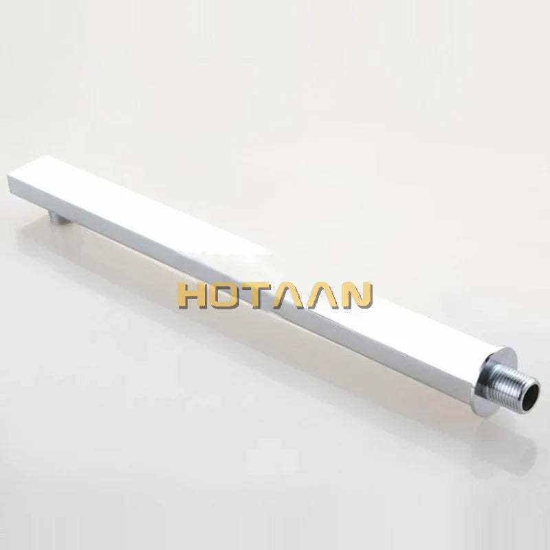 Afralia™ 20cmx20cm Ultra Thin Rain Shower Head with 42cm Arm