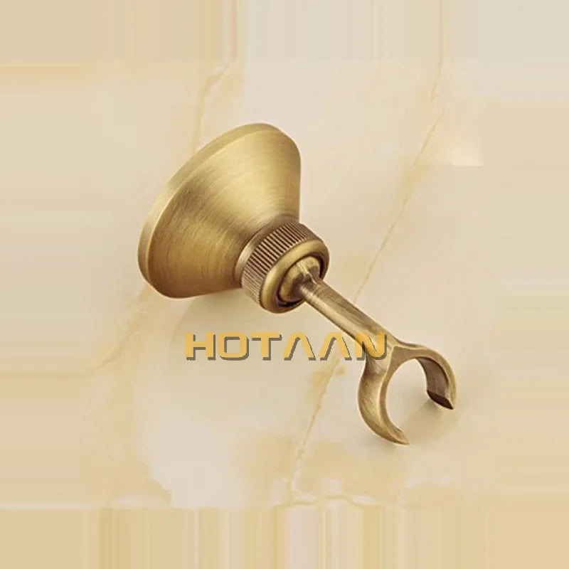 Afralia™ Antique Brass Bidet with Hot/Cold Mixer, Bronze Shower Head for Anal Cleaning