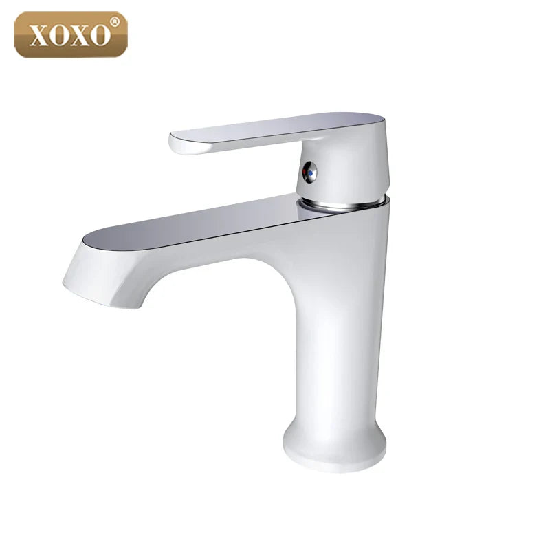 Afralia™ Multi-color Basin Faucet Cold Hot Water Taps - Green Orange White