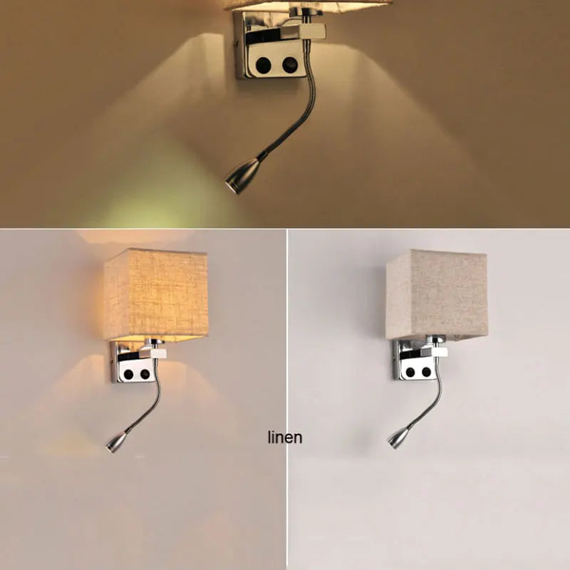 Afralia™ Fabric LED Wall Lights for Modern Living Spaces