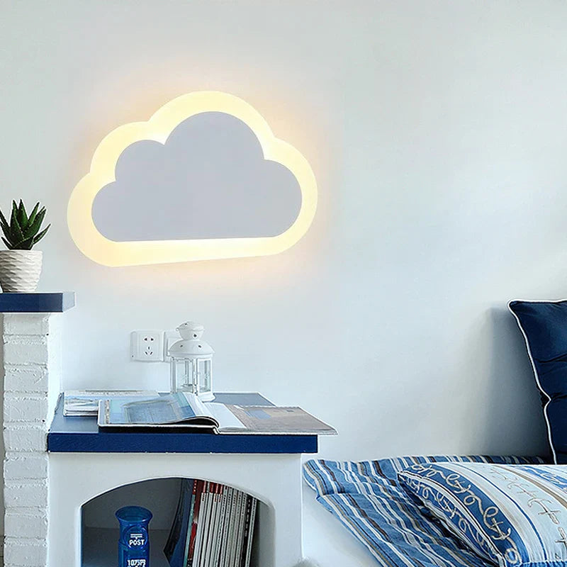 Afralia™ Acrylic Clouds LED Wall Light for Modern Home Decor and Bedroom Lighting