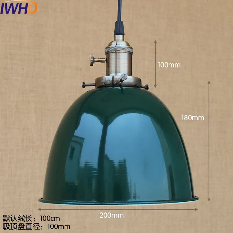Afralia™ Vintage Pendant Lights - Retro Edison Style Industrial Lamp Fixtures