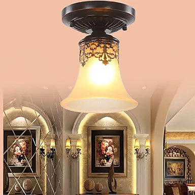 Afralia™ Vintage LED Ceiling Light Home Lighting Fixture for Living Room Décor