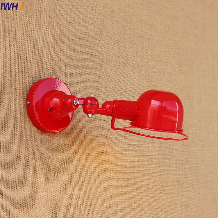 Afralia™ Modern LED Wall Light Rotate Arm Bedroom Sconce Indoor Lighting