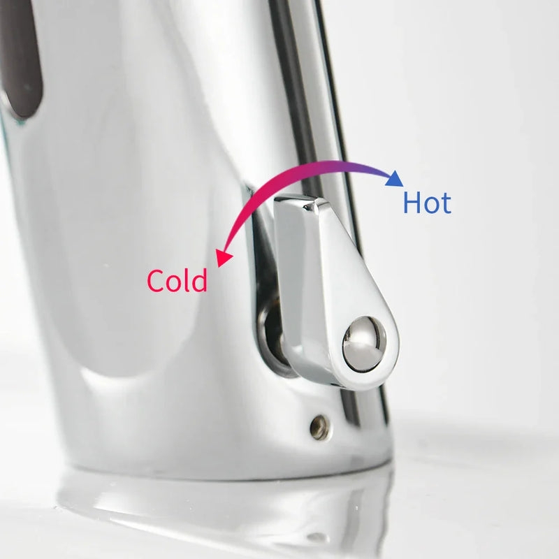 Afralia™ Touchless Sensor Mixer Faucet for Kitchen Sink, Hot Cold Water Taps