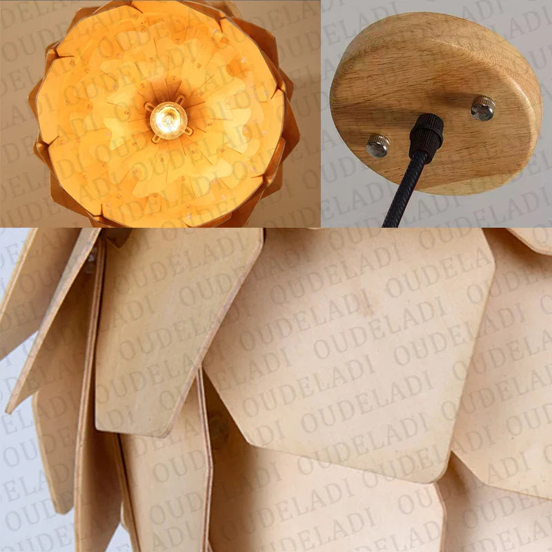 Afralia™ Handmade Smart Puzzle Pendant Lights for Home, Restaurant, and Cafe