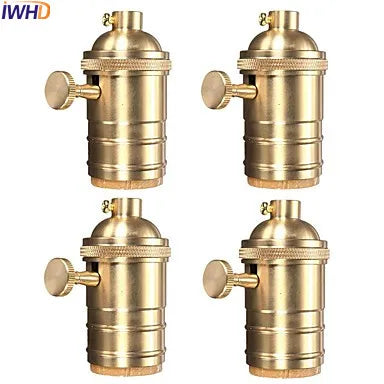 Afralia™ Retro E27 Socket Lamp Holder Vintage Light Edison Base Industrial