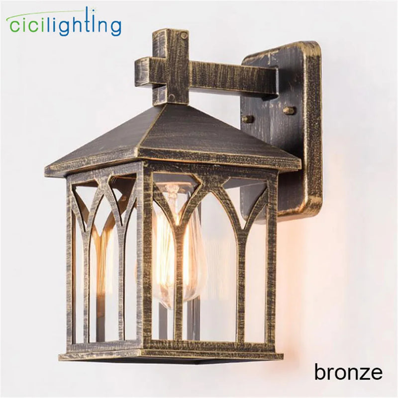 Afralia™ LED Wall Lamps Outdoor Lighting Modern Aluminum Sconces Courtyard Garden Decor