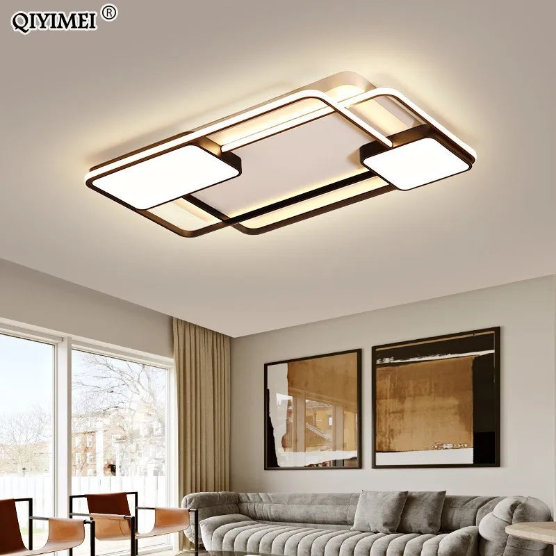 Afralia™ LED Ceiling Light: Modern Home Lighting Fixture for Living, Dining, Bedroom