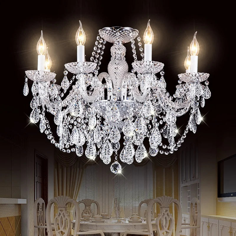 Afralia™ Crystal Chandeliers: Modern Luxury Lighting for Home Decor - AC110V/220V