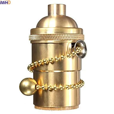 Afralia™ Vintage Edison E27 Lamp Holder Base With Switch Socket Bulb Holder 110-220v