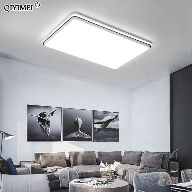 Afralia™ LED Ceiling Lamps: Modern Dimmable Lights for Living Room, Dining Room, Bedroom