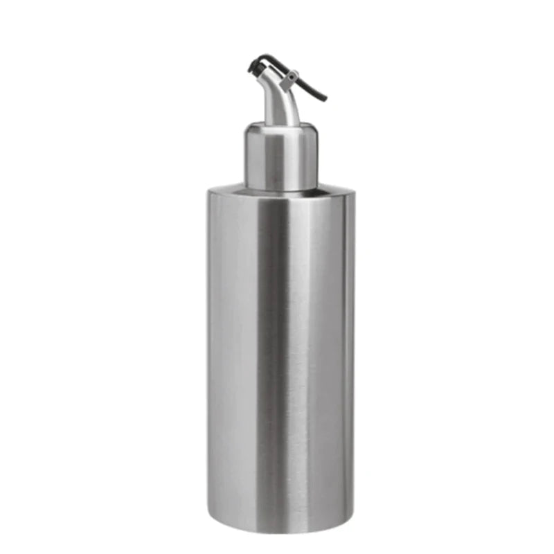 Afralia™ Stainless Steel Seasoning Container Oil Pot Vinegar Soy Sauce Bottle