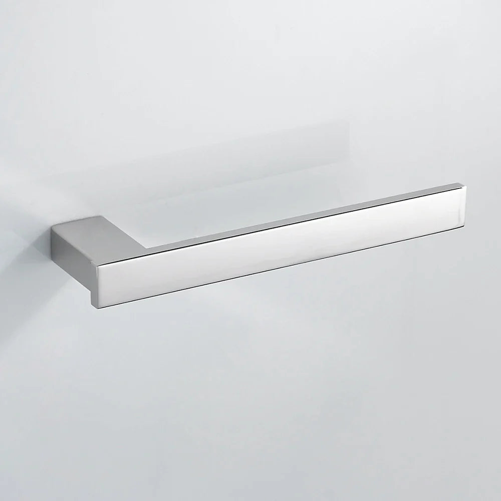 Afralia™ Stainless Steel Bathroom Hardware Set with Euro Style Paper Holders & Towel Ring