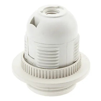 Afralia™ E27 Lamp Bulb Holder Fitting, Black/White, 110v-220v Lighting Accessory