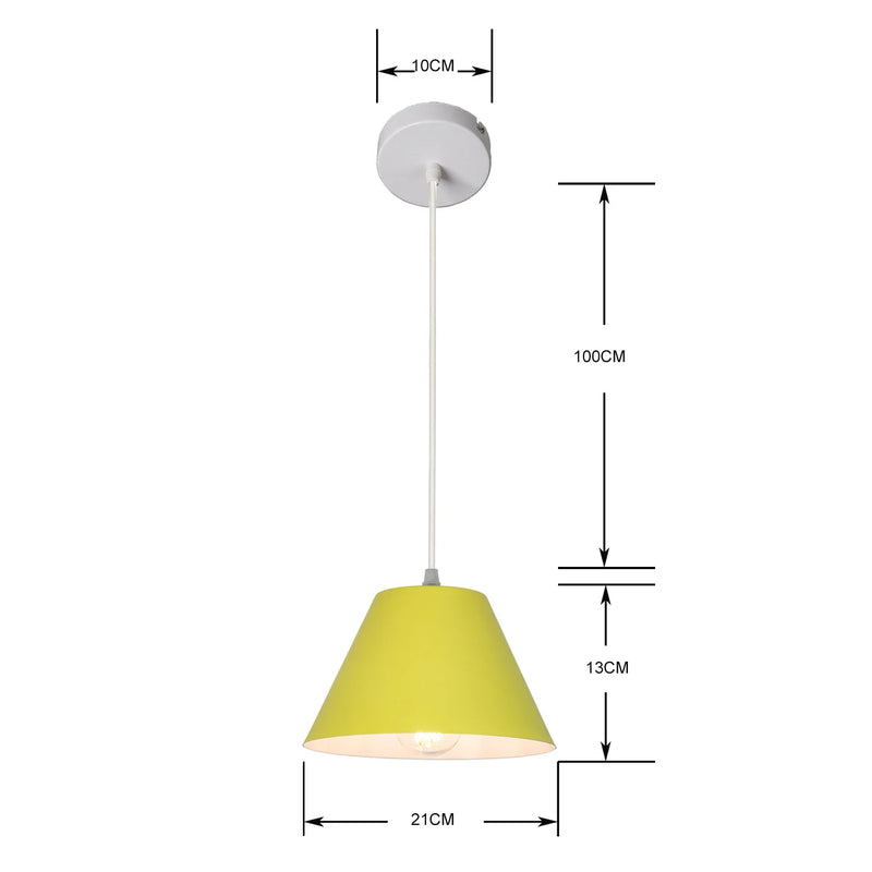 Afralia™ Art Colorful Pendant Lamp for Modern Dining Room Lighting