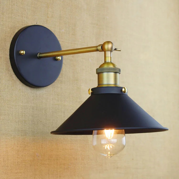 Afralia™ Vintage Wall Lamp LED Indoor Lighting Retro Loft Industrial Edison Sconce