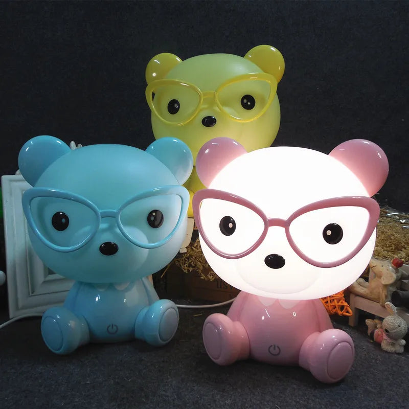 Afralia™ Kids Rabbit Night Light USB Desk Lamp, Energy Saving LED, Eye Protection, Gift