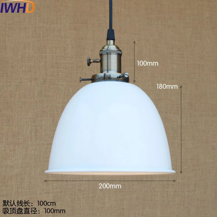Afralia™ Vintage Pendant Lights - Retro Edison Style Industrial Lamp Fixtures