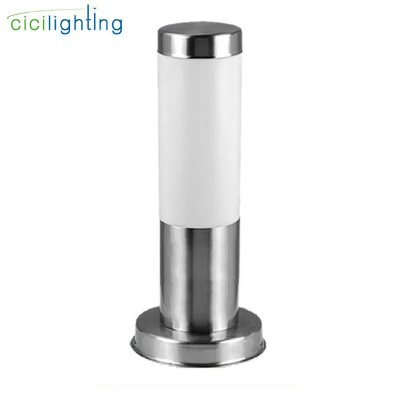 Afralia™ Stainless Steel Garden Pathway Light with White Shade