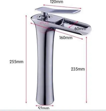 Afralia™ White Basin Faucet - Luxury Waterfall Tall Mixer Tap for Bathroom Sink