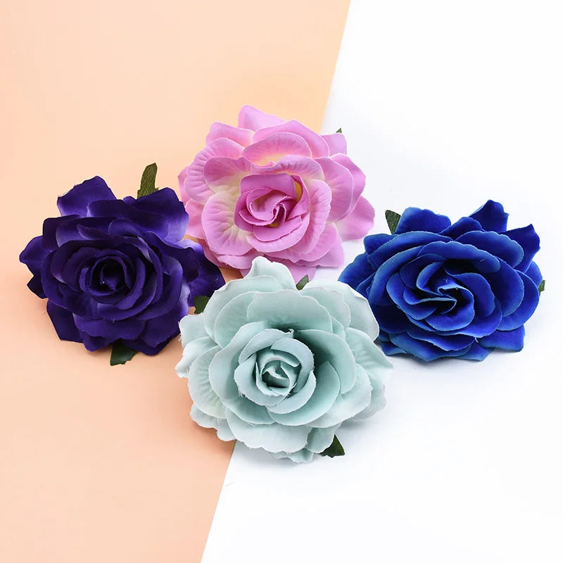 Silk Roses Plants Wall Decor Wedding Bridal Wreath Afralia™ Artificial Flowers