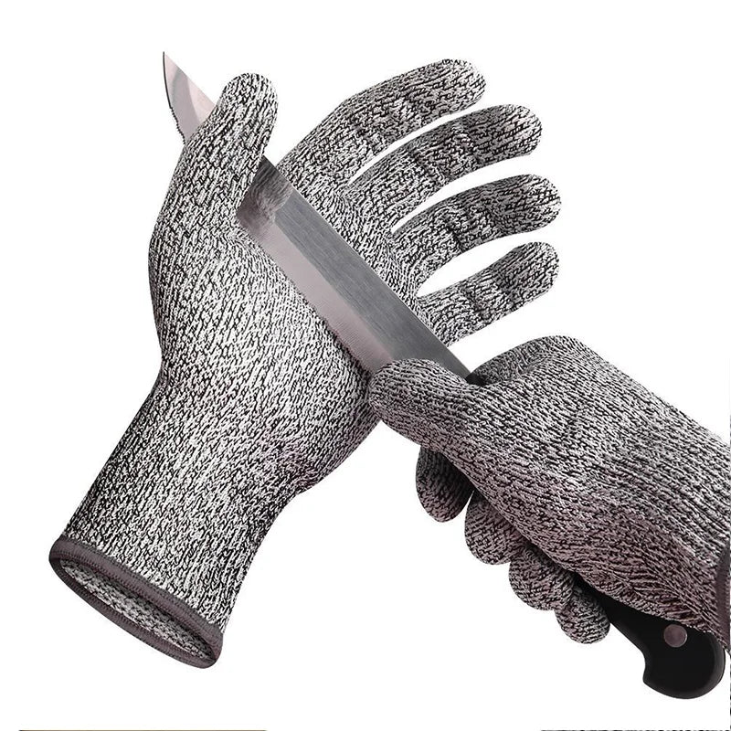 Afralia™ Cut-Proof Stainless Steel Mesh Safety Gloves for Kitchen Butchery & Work