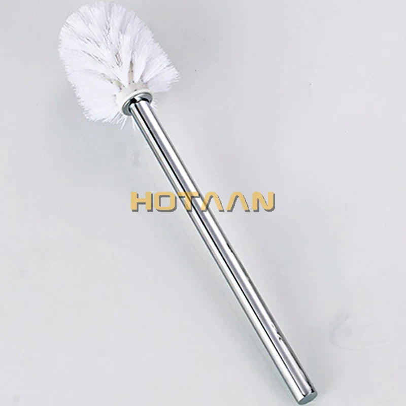 Afralia™ Stainless Steel Toilet Brush Holder Base - Bathroom Accessory