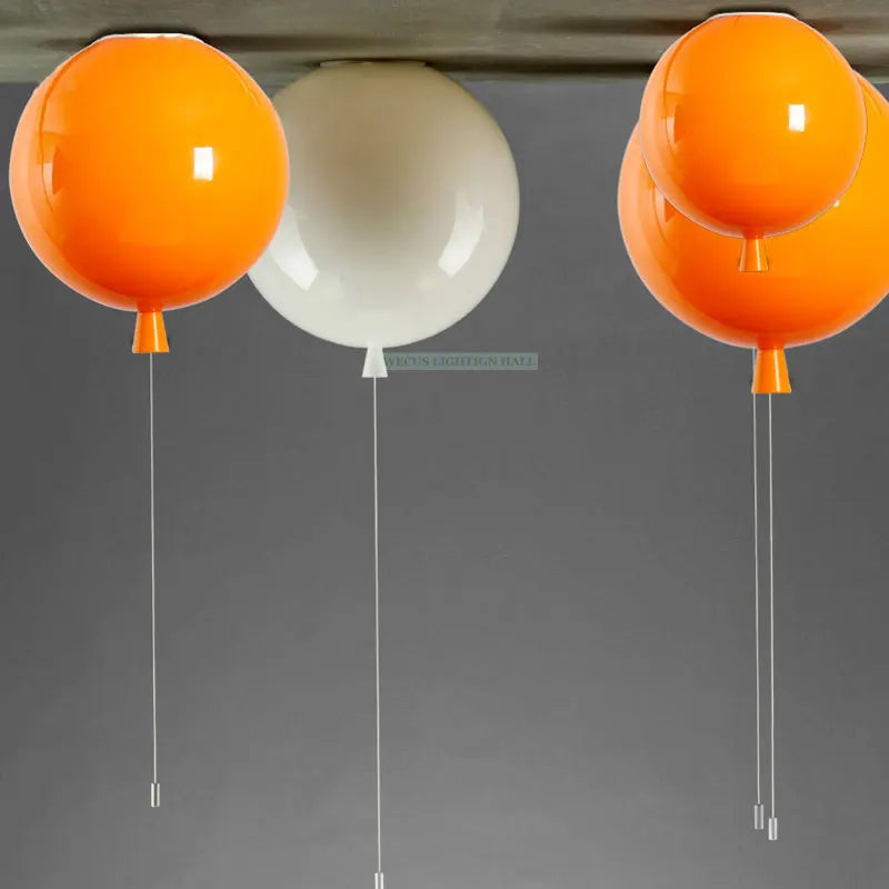 Afralia™ Colorful Balloon Ball Lampshade Light for Children's Room or Living Room Decor