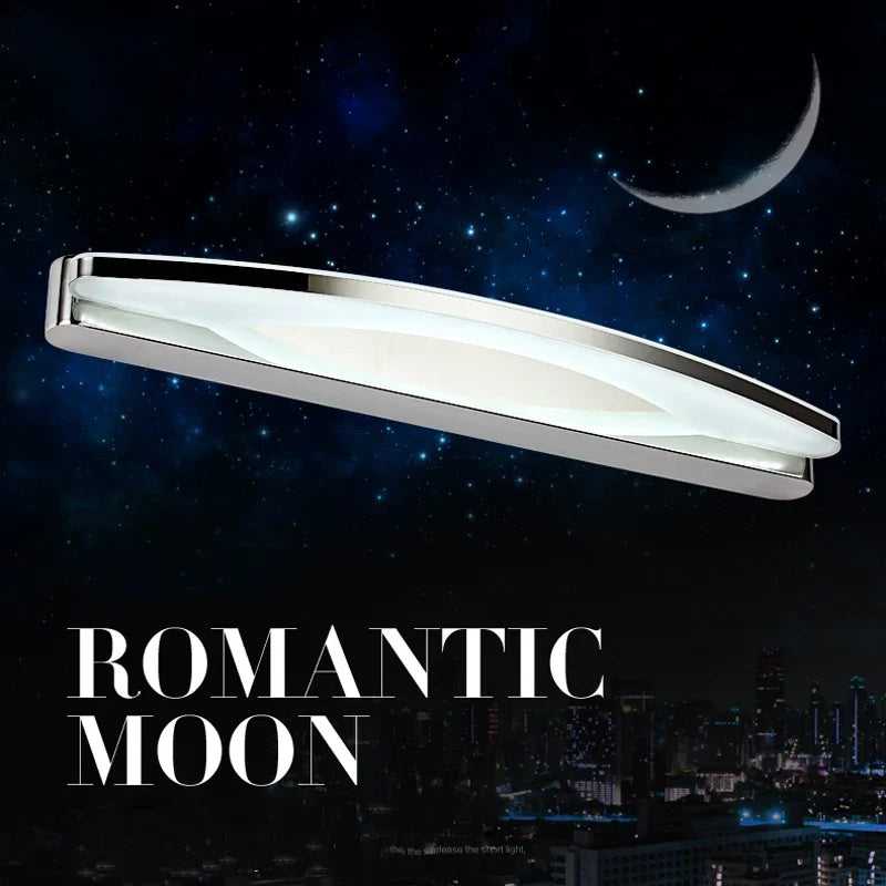 Afralia™ Modern LED Bathroom Mirror Light Wall Sconce Bedroom Bedside Lamp