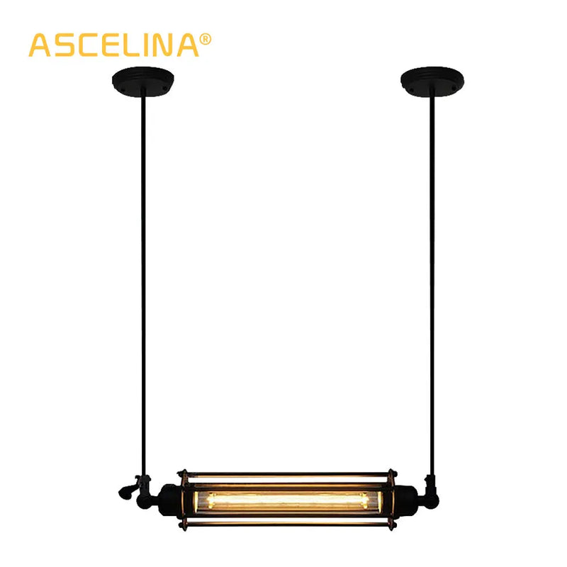 Afralia™ Industrial Loft Pendant Light Vintage Lamp Retro Adjustable Fixtures