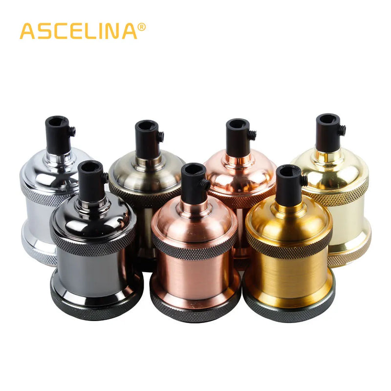 Afralia™ Retro Industrial Aluminum Pendant Light Fixture E27 Base Edison Lamp Socket