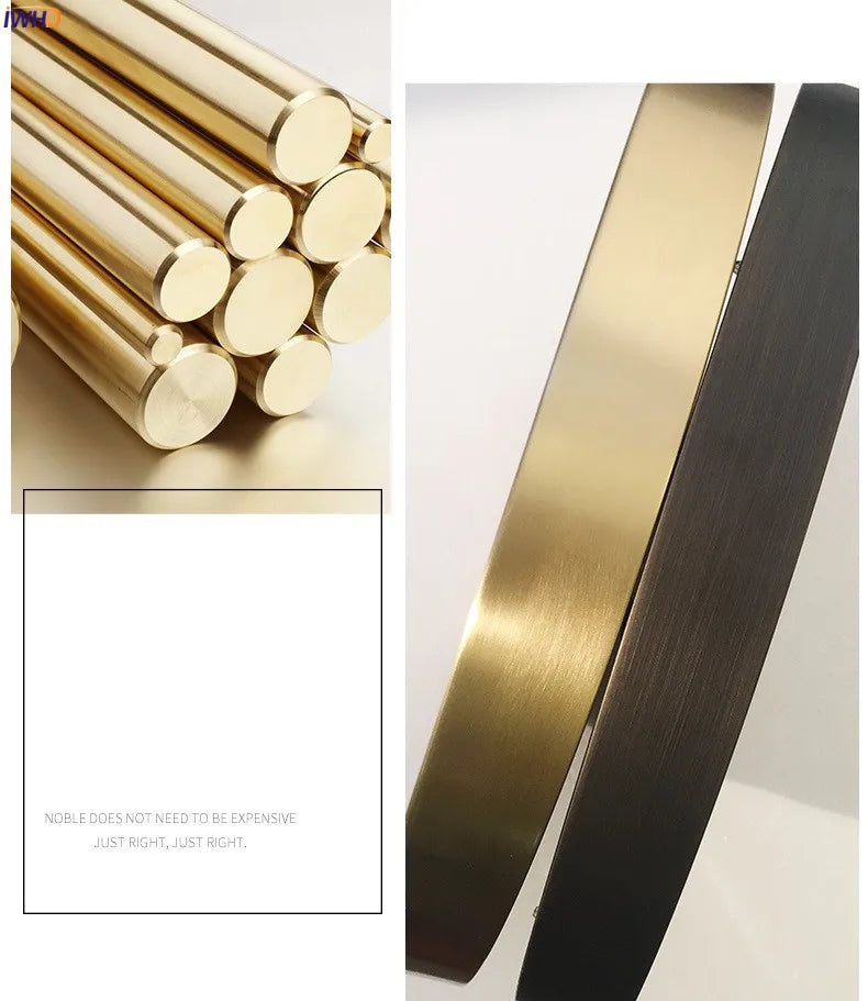 Afralia™ Copper LED Ceiling Lights: Nordic Modern Kitchen Hallway Balcony Lamps