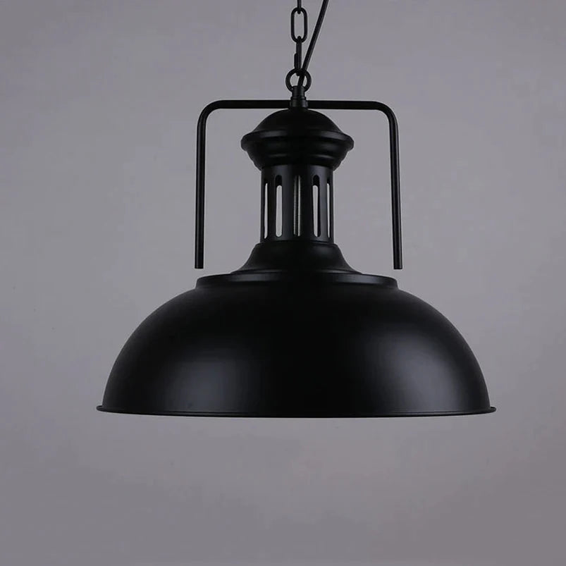 Afralia™ Nordic Iron Single Pendant Light, Vintage Style for Bedroom, Dining, Cafe, Restaurant
