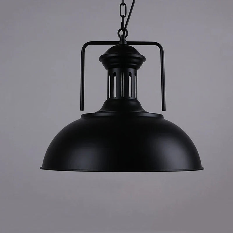 Afralia™ Vintage Nordic Single Head Pendant Lamp for Bedroom, Dining Room, Cafe - Retro Loft Pendant Light