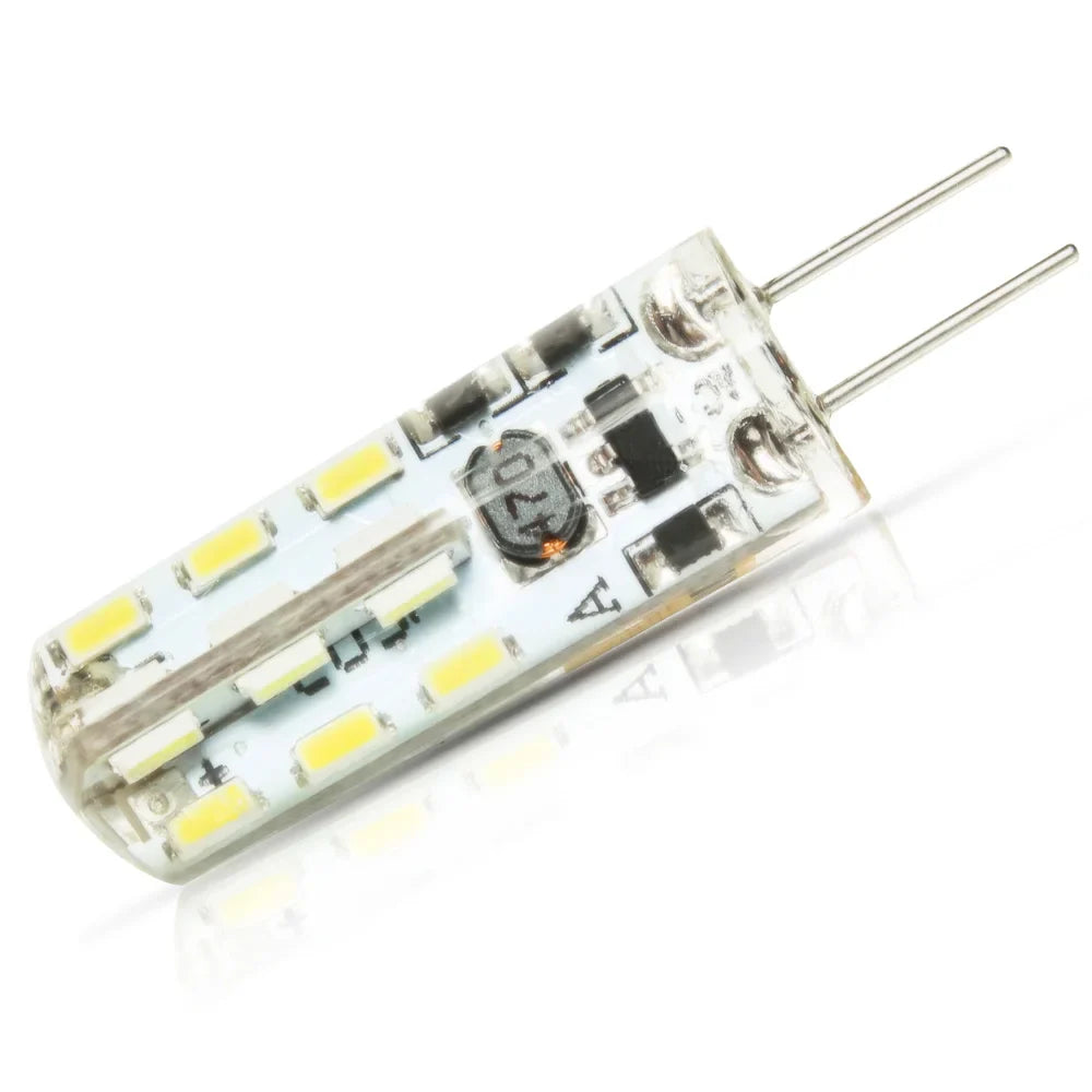 Afralia™ G4 LED Spotlight Bulb 2W Crystal Lamp 12V 3014 SMD - Pack of 20