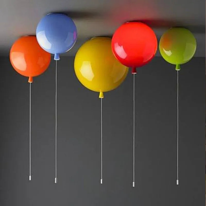 Afralia™ Balloon Ceiling Lamp Kids Room Children Nursery Indoor Decor Fixture