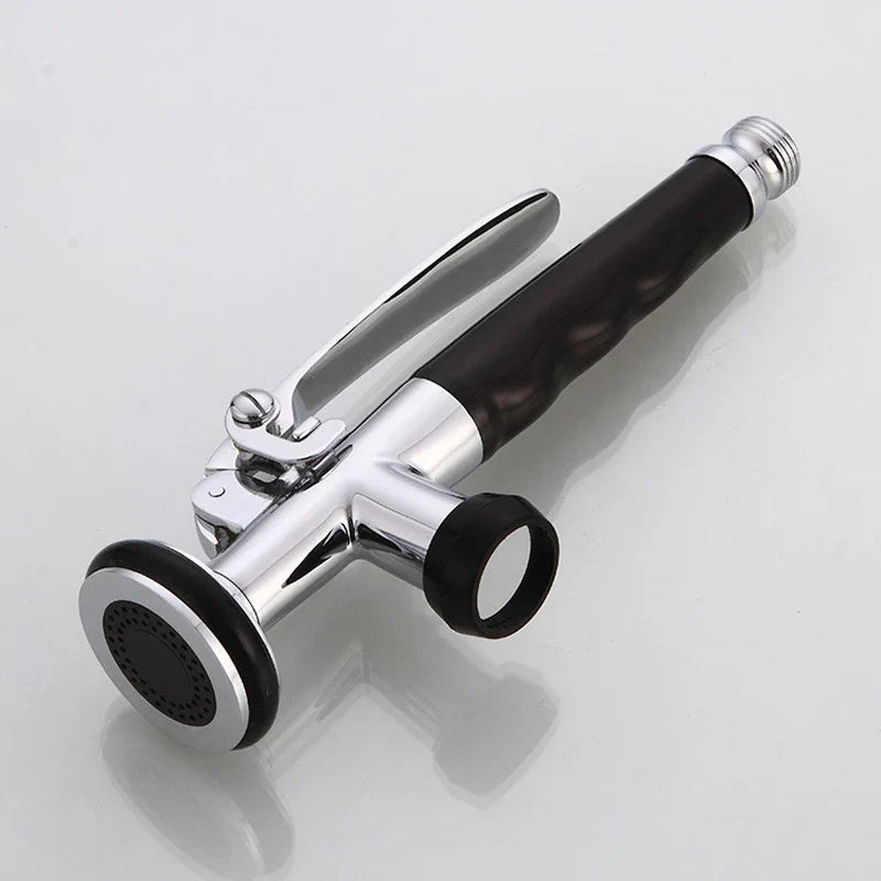 Afralia™ Brass Kitchen Sprayer Head with Lock in Chrome/Brushed Nickel Finish