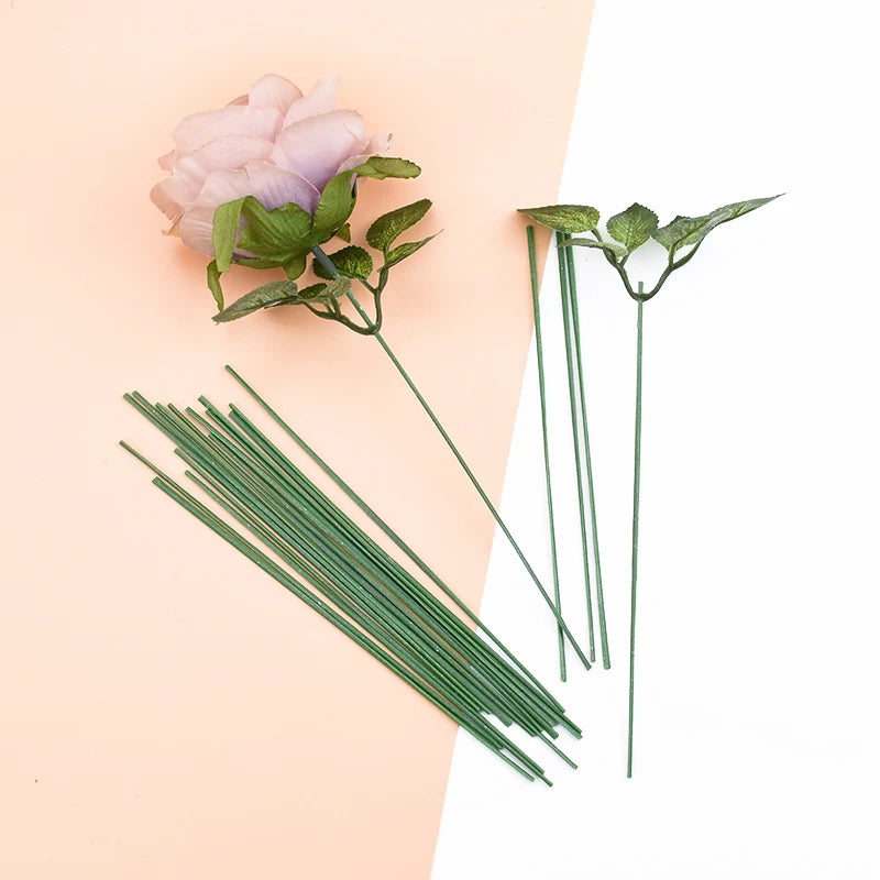 Afralia™ Silk Roses Fake Flowers DIY Decor Wedding Wreath Craft Gifts
